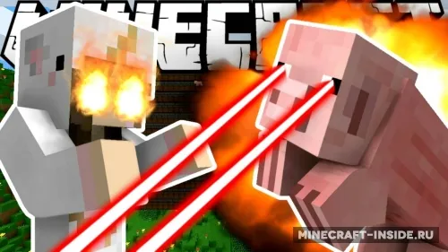 Man vs Pig — Minecraft xarita, rasm 1