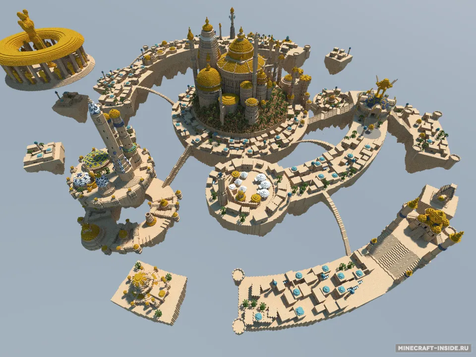 Al-Safir Academy's town — Minecraft xarita, rasm 3