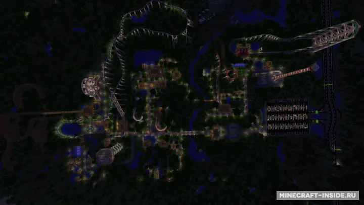 Rollercoaster Park — Minecraft xarita, rasm 5