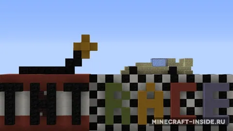 TNT Race — Minecraft xarita, rasm 1