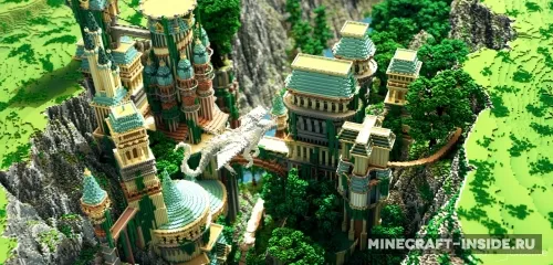 Dividing Valley — Minecraft xarita, rasm 1