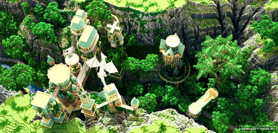 Dividing Valley — Minecraft xarita, rasm 4