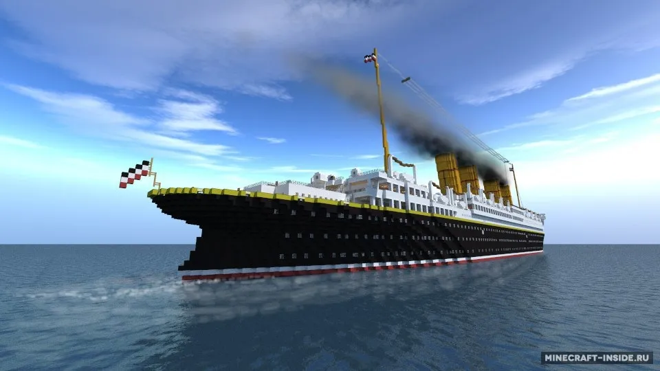 Liner SS Reichland — Minecraft xarita, rasm 3