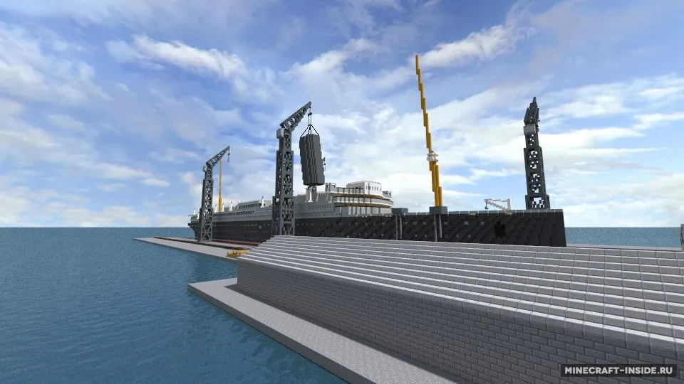 Liner SS Reichland — Minecraft xarita, rasm 4