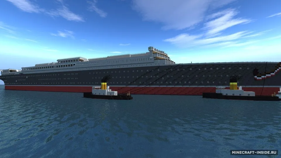 Liner SS Reichland — Minecraft xarita, rasm 6