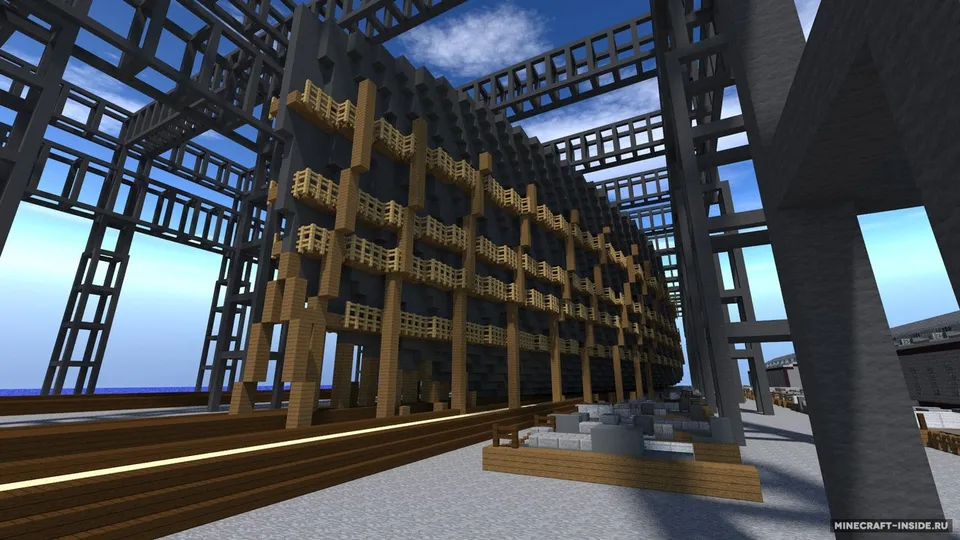 Liner SS Reichland — Minecraft xarita, rasm 7