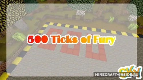 500 Ticks of Fury — Minecraft xarita, rasm 1