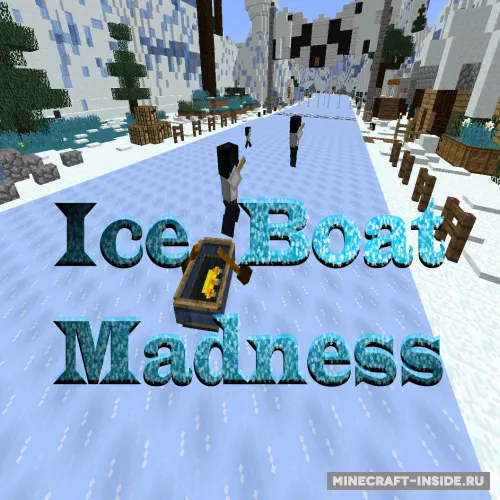 Ice Boat Madness — Minecraft xarita, rasm 1