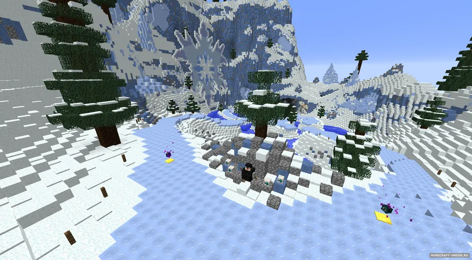Ice Boat Madness — Minecraft xarita, rasm 2