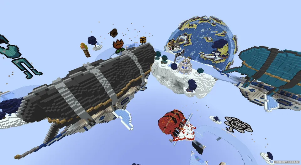 Ice Boat Madness — Minecraft xarita, rasm 5