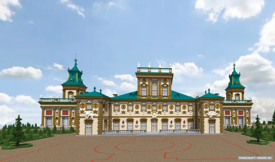 Wilanów Palace — Minecraft xarita, rasm 6