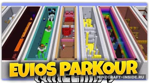 Parkour Euios — Minecraft xarita, rasm 1