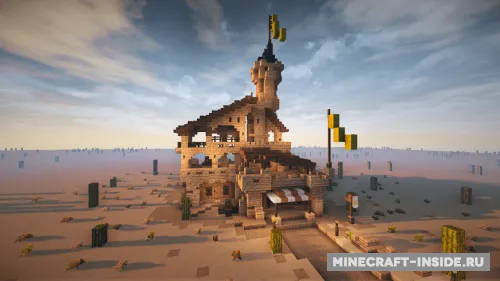 Oriental Desert House — Minecraft xarita, rasm 1