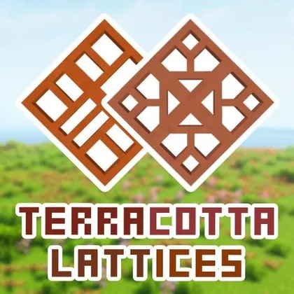 Decorative Terracotta Lattices — Minecraft mod, rasm 1
