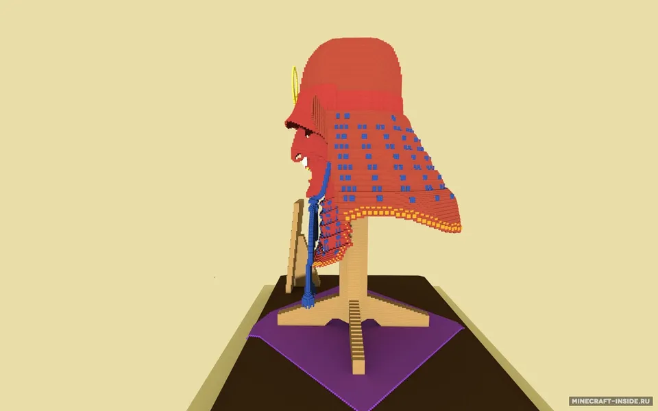 Samurai Helmet — Minecraft xarita, rasm 2