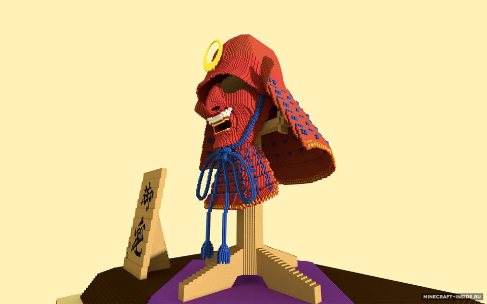 Samurai Helmet — Minecraft xarita, rasm 3