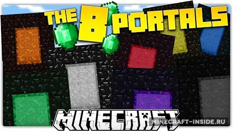 The 8 Portals — Minecraft xarita, rasm 1