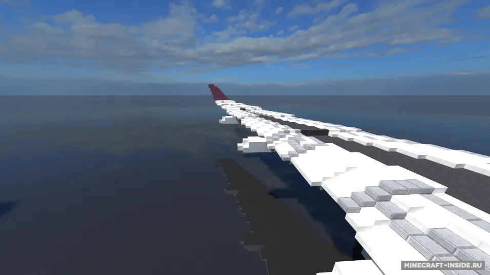 Airbus A350 — Minecraft xarita, rasm 2