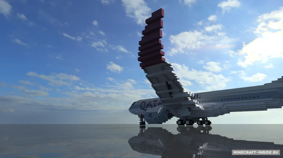 Airbus A350 — Minecraft xarita, rasm 3