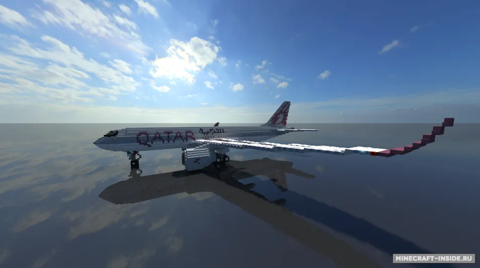 Airbus A350 — Minecraft xarita, rasm 4