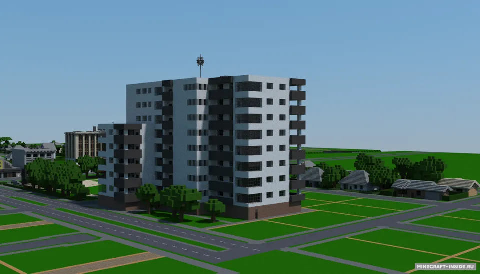 Realistic Apartment Complex — Minecraft xarita, rasm 2