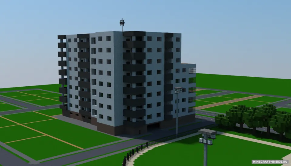 Realistic Apartment Complex — Minecraft xarita, rasm 3