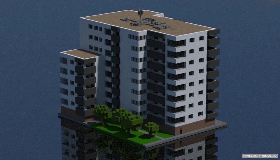 Realistic Apartment Complex — Minecraft xarita, rasm 4