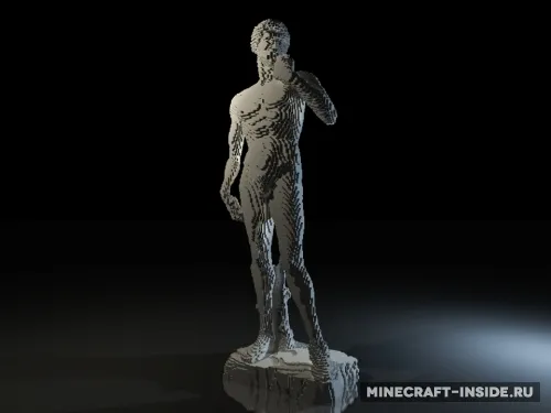 Michelangelo's David — Minecraft xarita, rasm 1