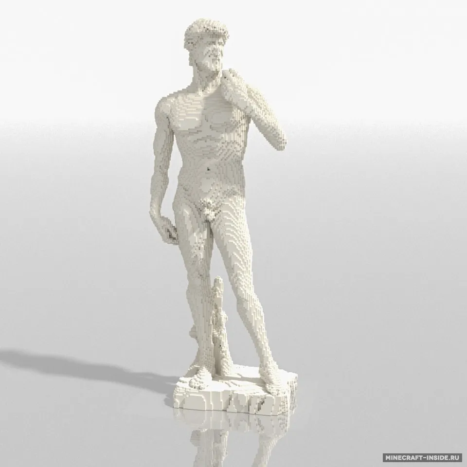 Michelangelo's David — Minecraft xarita, rasm 4