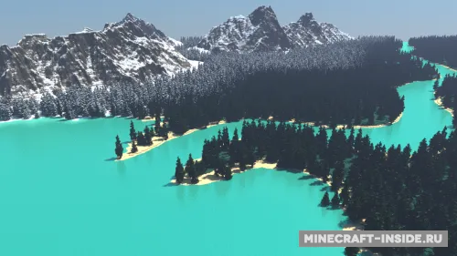 Snowy Passage — Minecraft xarita, rasm 1