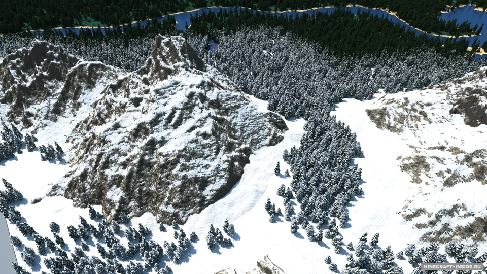 Snowy Passage — Minecraft xarita, rasm 4