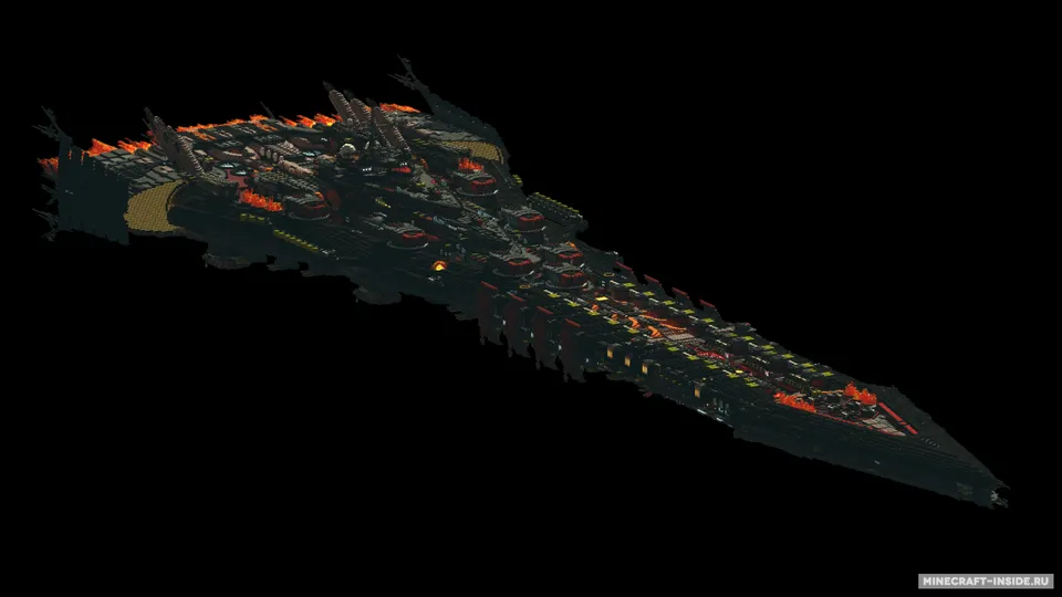 Plan B Heavy Rocket Cruiser — Minecraft xarita, rasm 4