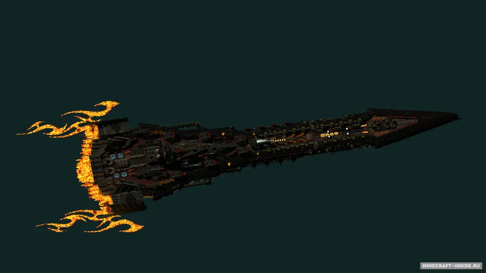 Plan B Heavy Rocket Cruiser — Minecraft xarita, rasm 5