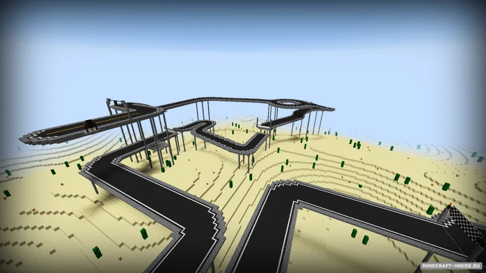 Minecar Racing — Minecraft xarita, rasm 4