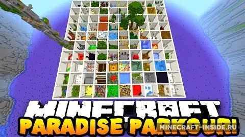 Parkour Paradise 2 — Minecraft xarita, rasm 1
