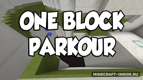 One Block Parkour — Minecraft xarita, rasm 1