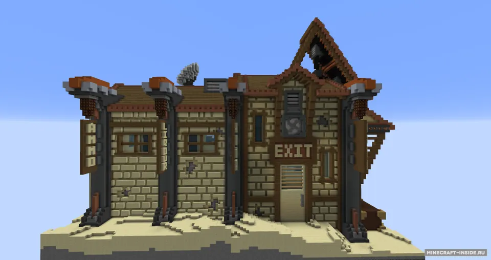 Sandstorm Station — Minecraft xarita, rasm 2