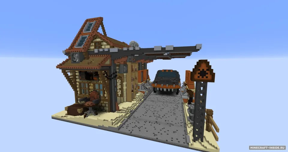 Sandstorm Station — Minecraft xarita, rasm 3