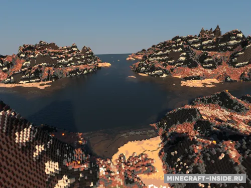 Volcano Crater — Minecraft xarita, rasm 1