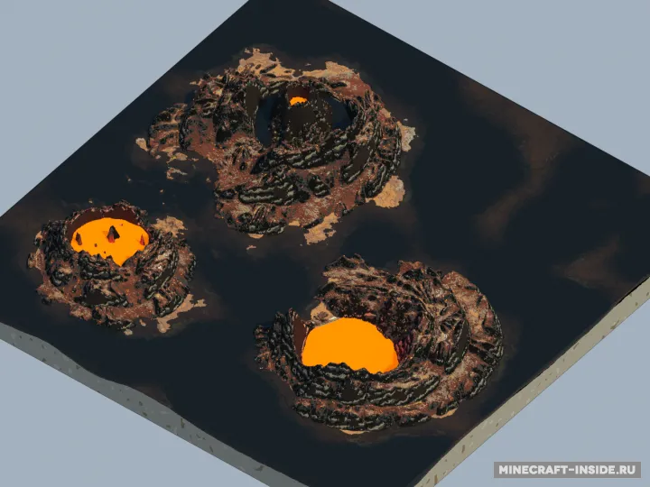 Volcano Crater — Minecraft xarita, rasm 2