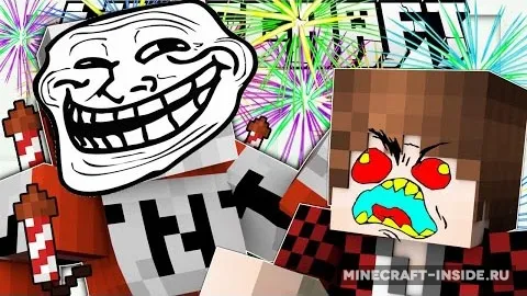 Fireworks Parkour — Minecraft xarita, rasm 1