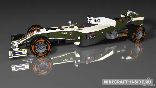 Team Kaapo F1 car — Minecraft xarita, rasm 1