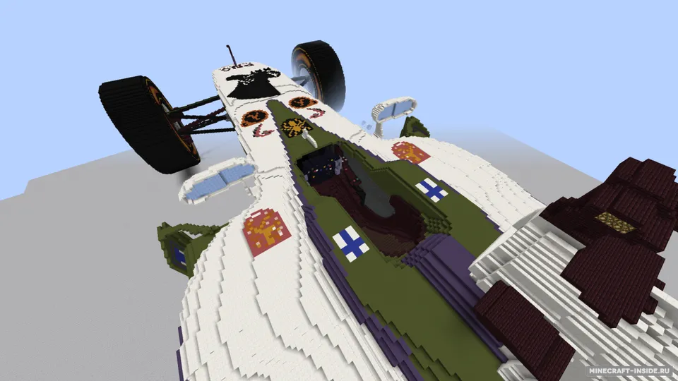 Team Kaapo F1 car — Minecraft xarita, rasm 5