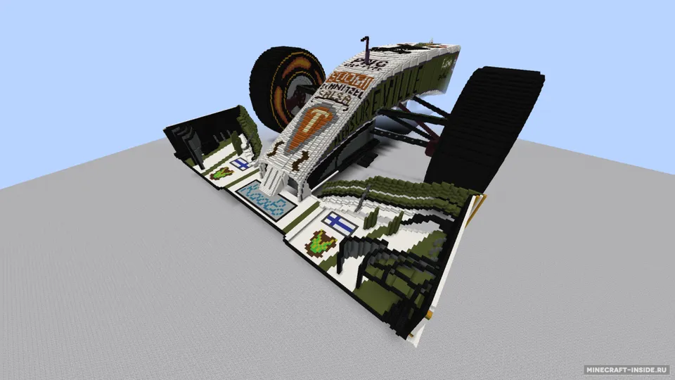 Team Kaapo F1 car — Minecraft xarita, rasm 7