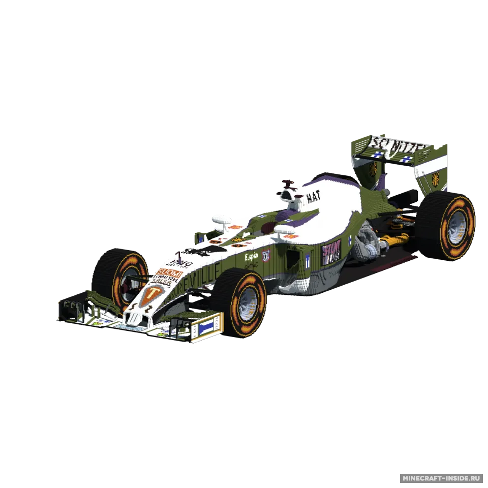 Team Kaapo F1 car — Minecraft xarita, rasm 8