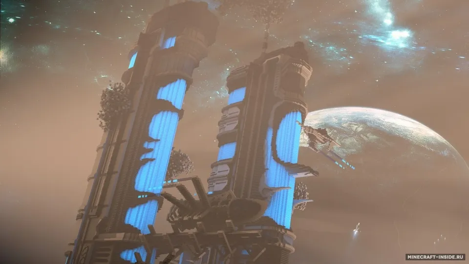 Futuristic tower — Minecraft xarita, rasm 4