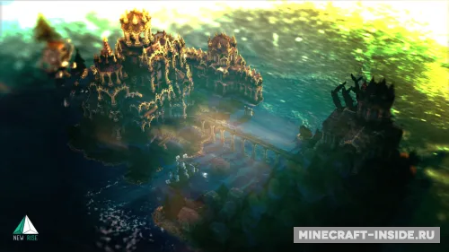 Les Falaises de Brisecers-Ollonet — Minecraft xarita, rasm 1