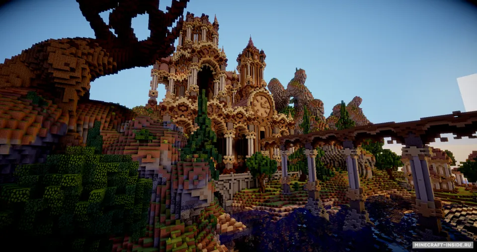 Les Falaises de Brisecers-Ollonet — Minecraft xarita, rasm 4