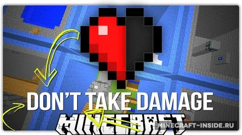 Don’t Take Damage — Minecraft xarita, rasm 1