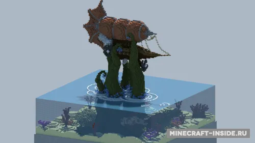 Attack of the airship — Minecraft xarita, rasm 1